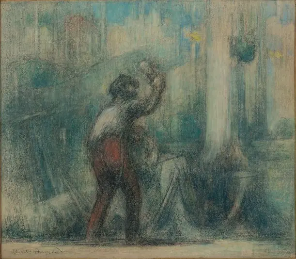 Le Bûcheron - Charles Angrand