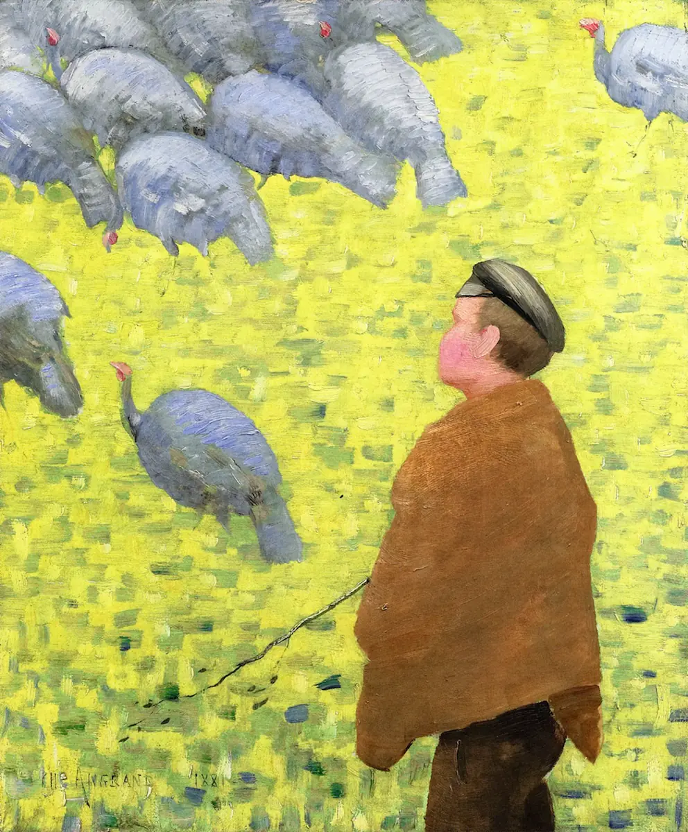 La Gardienne de dindons - Charles Angrand
