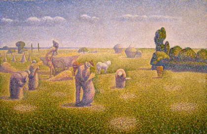 Les Moissonneurs - Charles Angrand