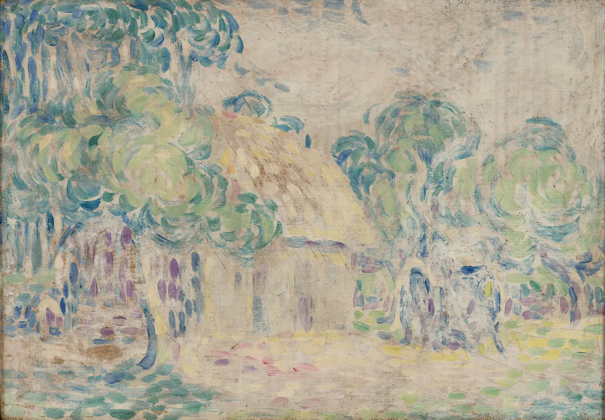 Une petite ferme - Charles Angrand