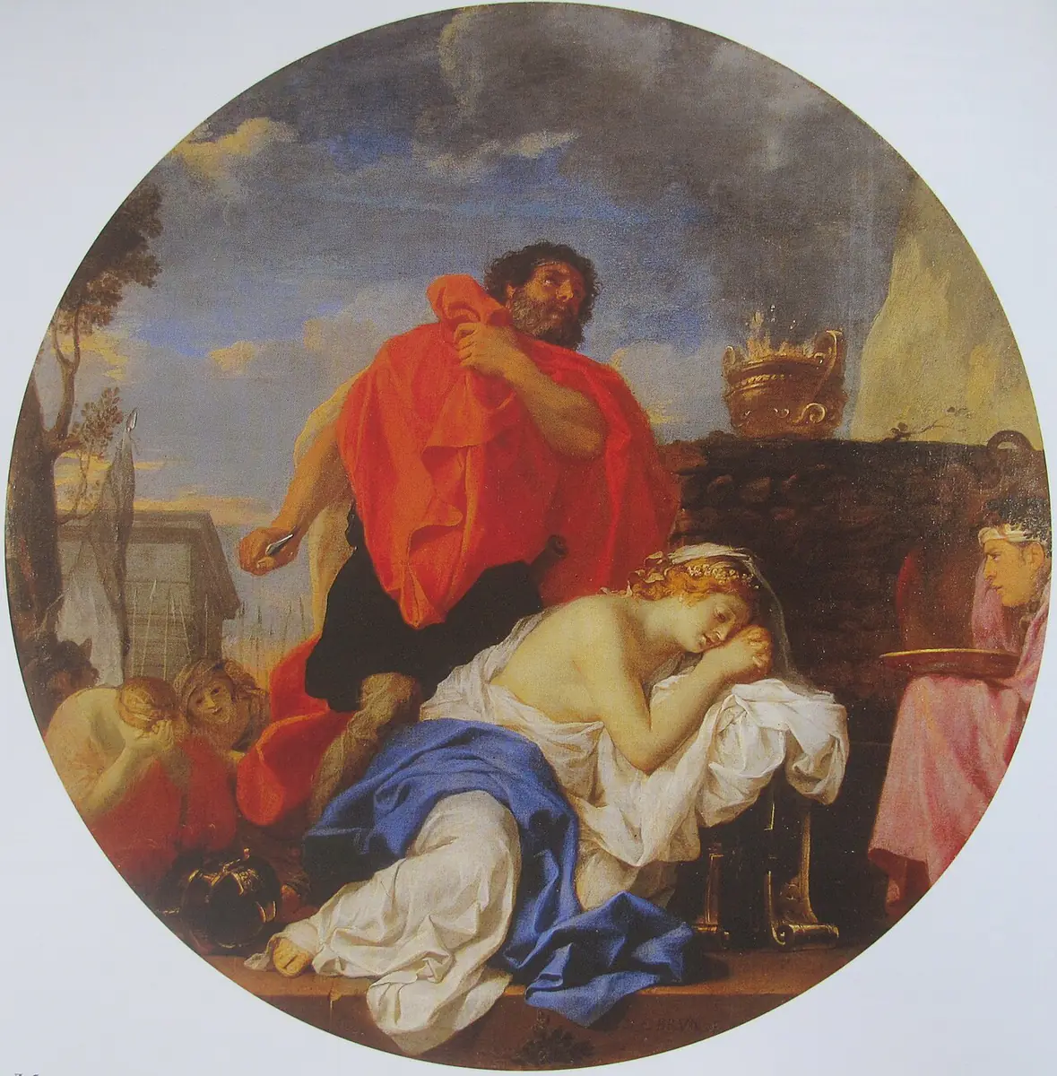 Le Sacrifice de Jephté - Charles Le Brun
