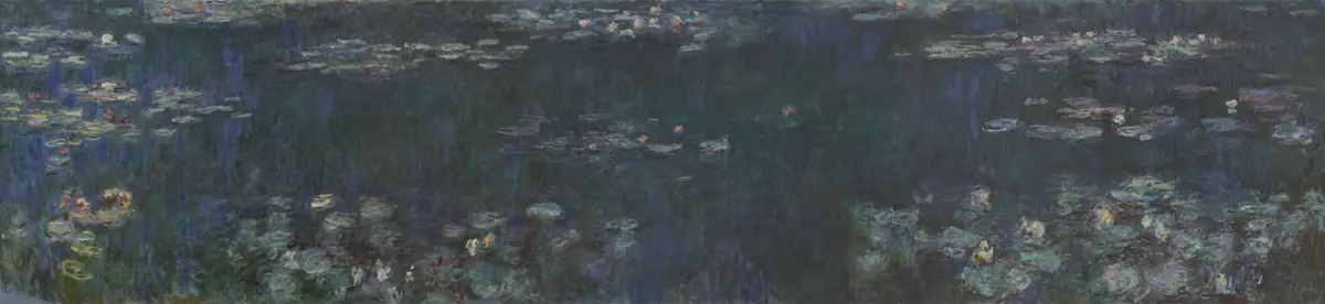Les Nymphéas: Reflets verts - Claude Monet