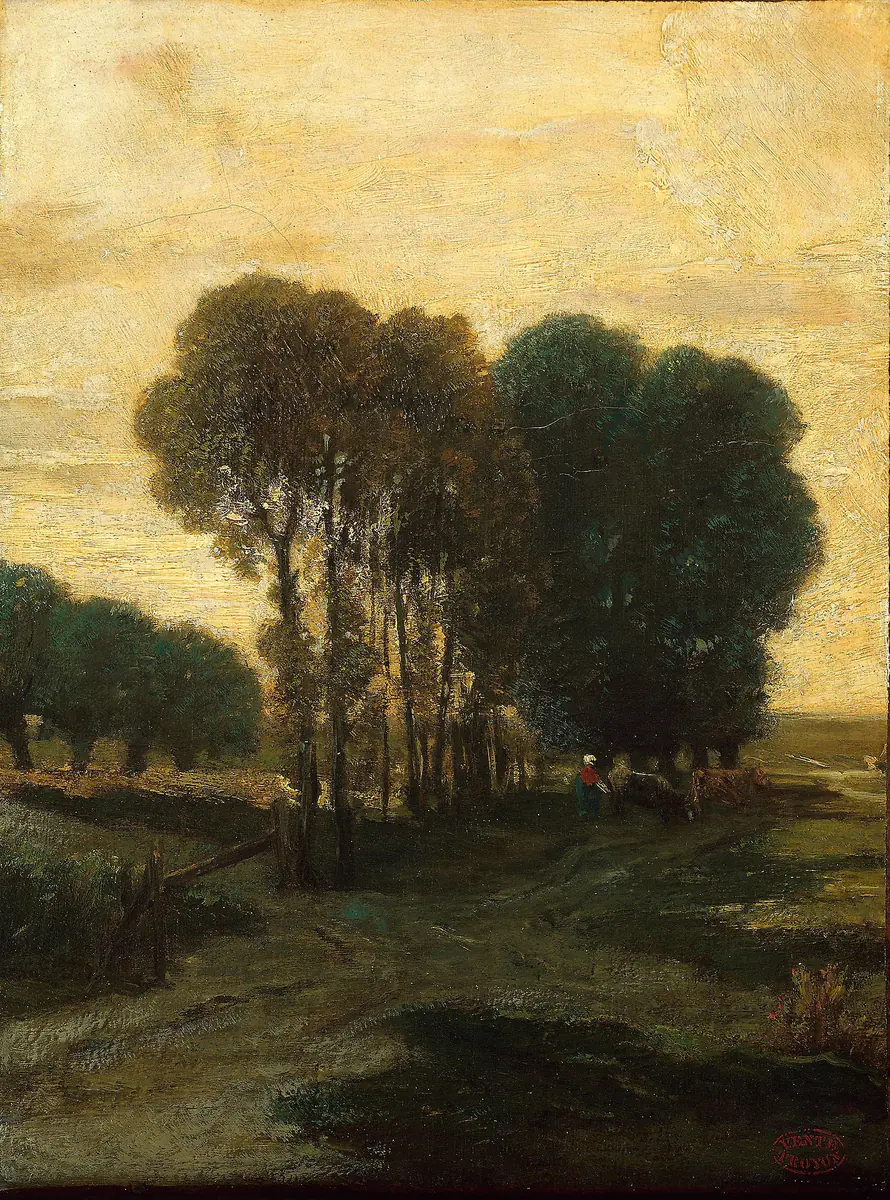 Un groupe d’arbres - Constant Troyon