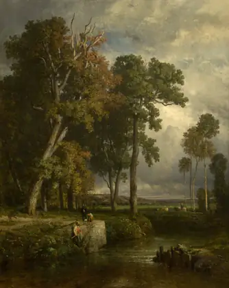 Les pêcheurs - Constant Troyon