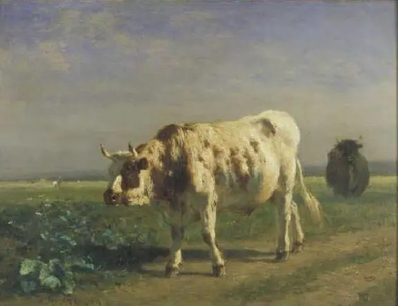 Le taureau blanc - Constant Troyon
