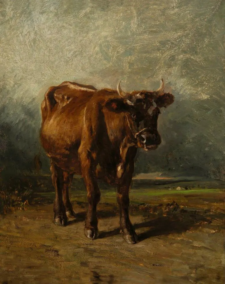 La vache rousse - Constant Troyon