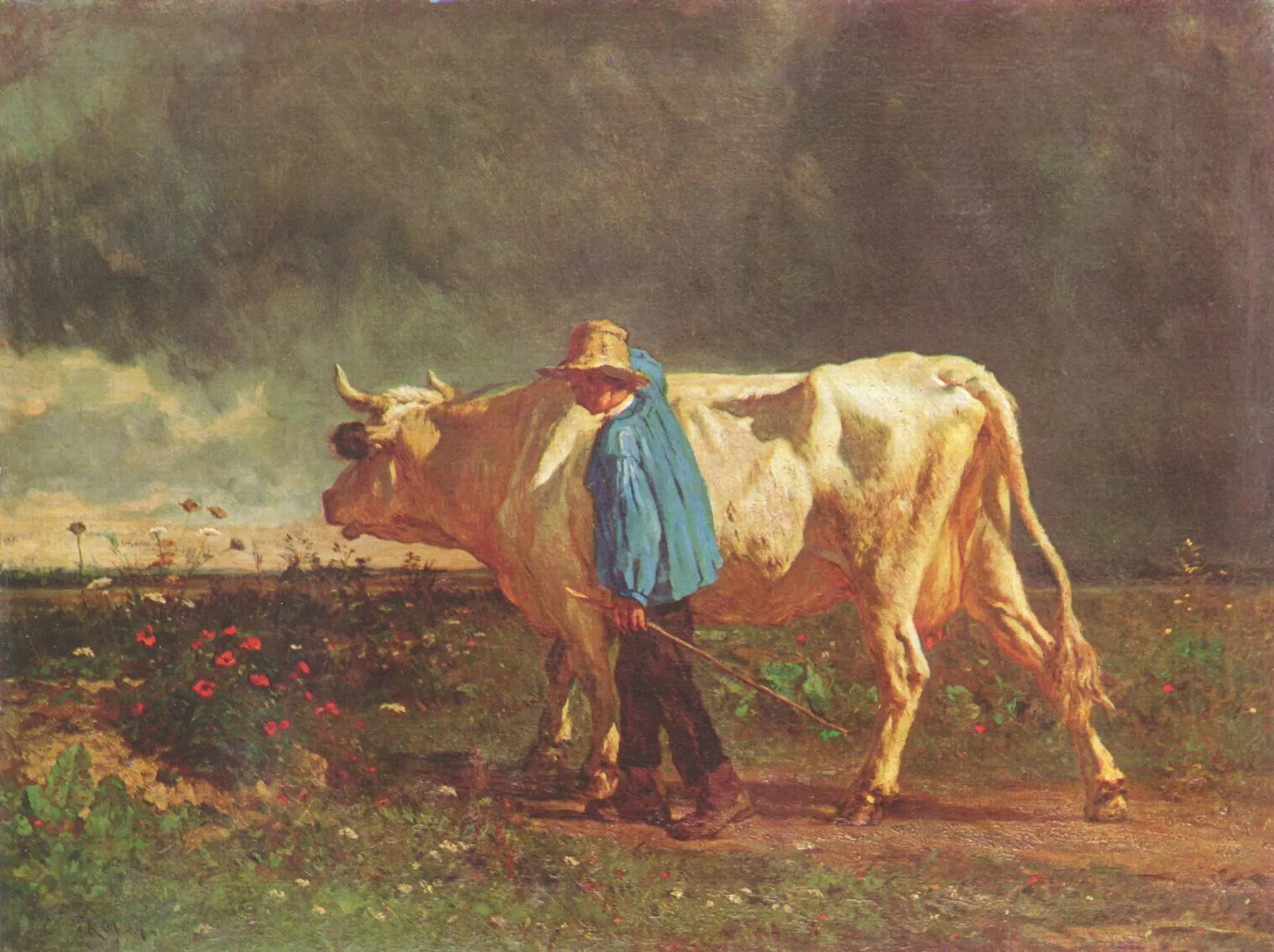 Le vacher - Constant Troyon