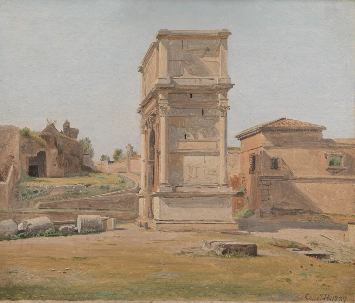 L'Arc de Titus à Rome - Constantin Hansen