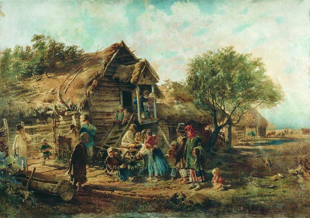 Après le marché - Constantin Makovski