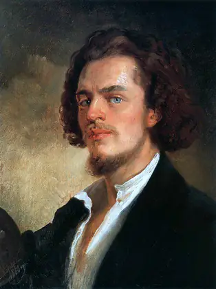 Autoportrait — 1856 - Constantin Makovski