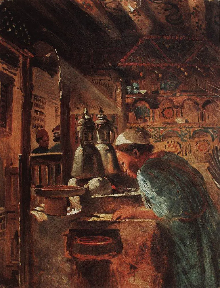 Le Caire — intérieur, 1870 - Constantin Makovski
