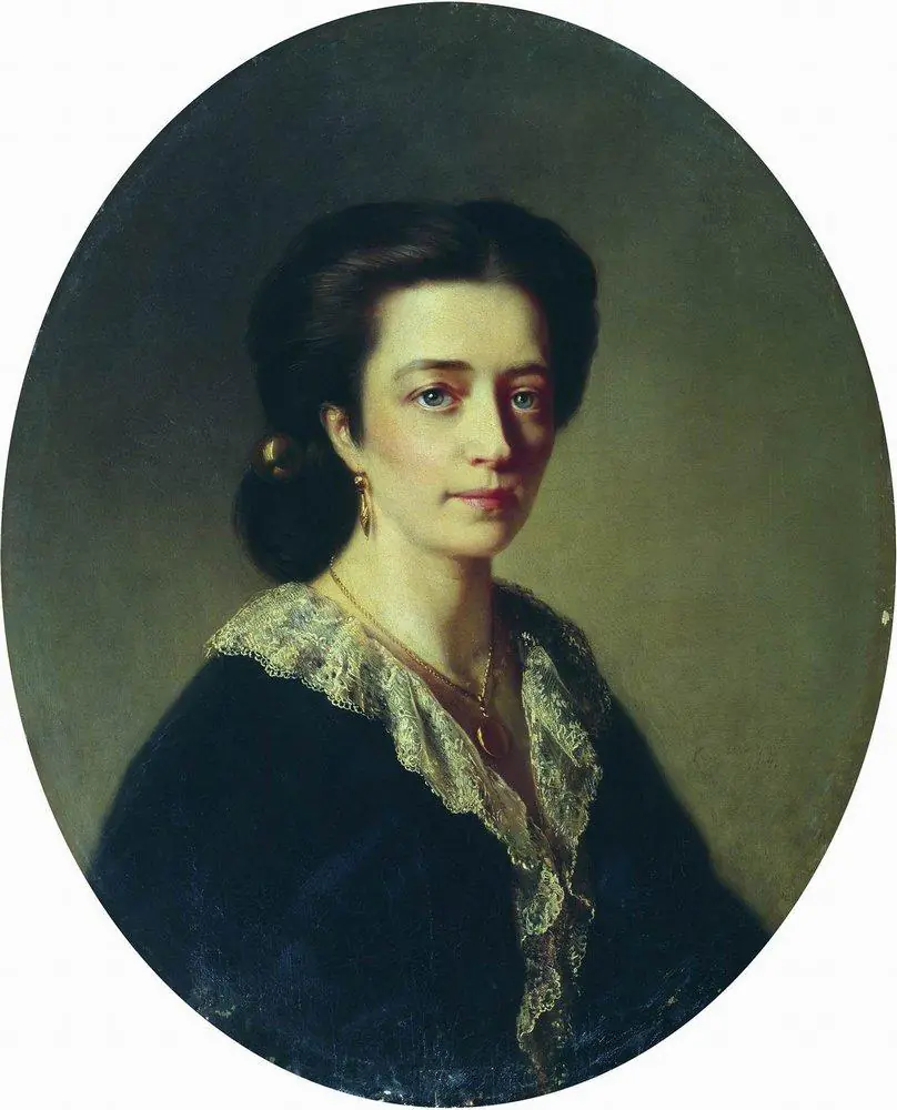 La Dame en noir - Constantin Makovski