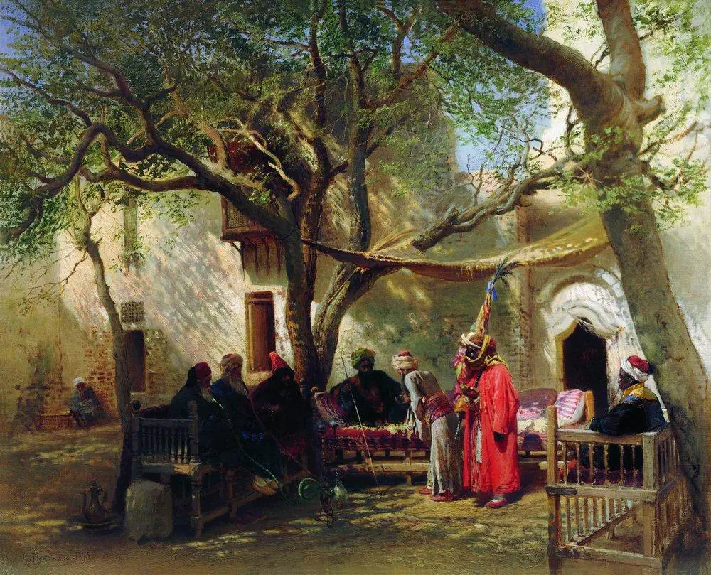 Derviches au Caire - Constantin Makovski
