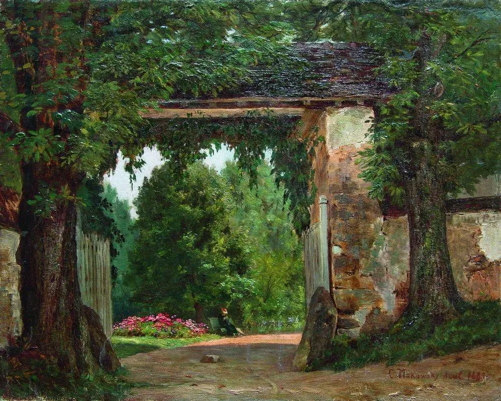Entrée d’une propriété - Constantin Makovski