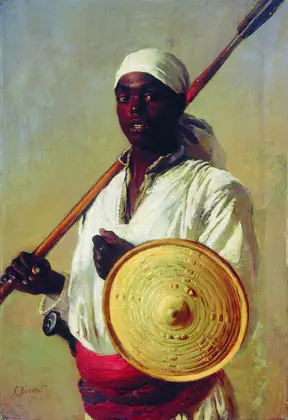 Guerrier égyptien - Constantin Makovski