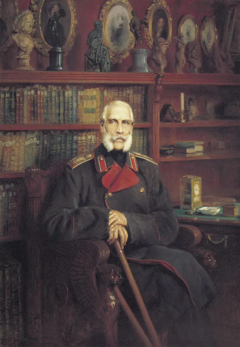 Portrait du comte Sergueï Grigorievitch Stroganov - Constantin Makovski