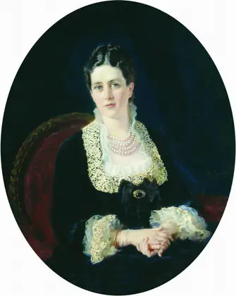 Portrait de la princesse E. Cheremetieva - Constantin Makovski