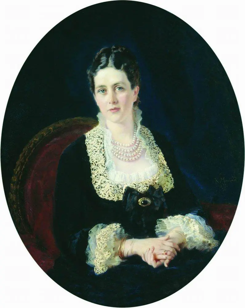 Portrait de la princesse E. Cheremetieva - Constantin Makovski