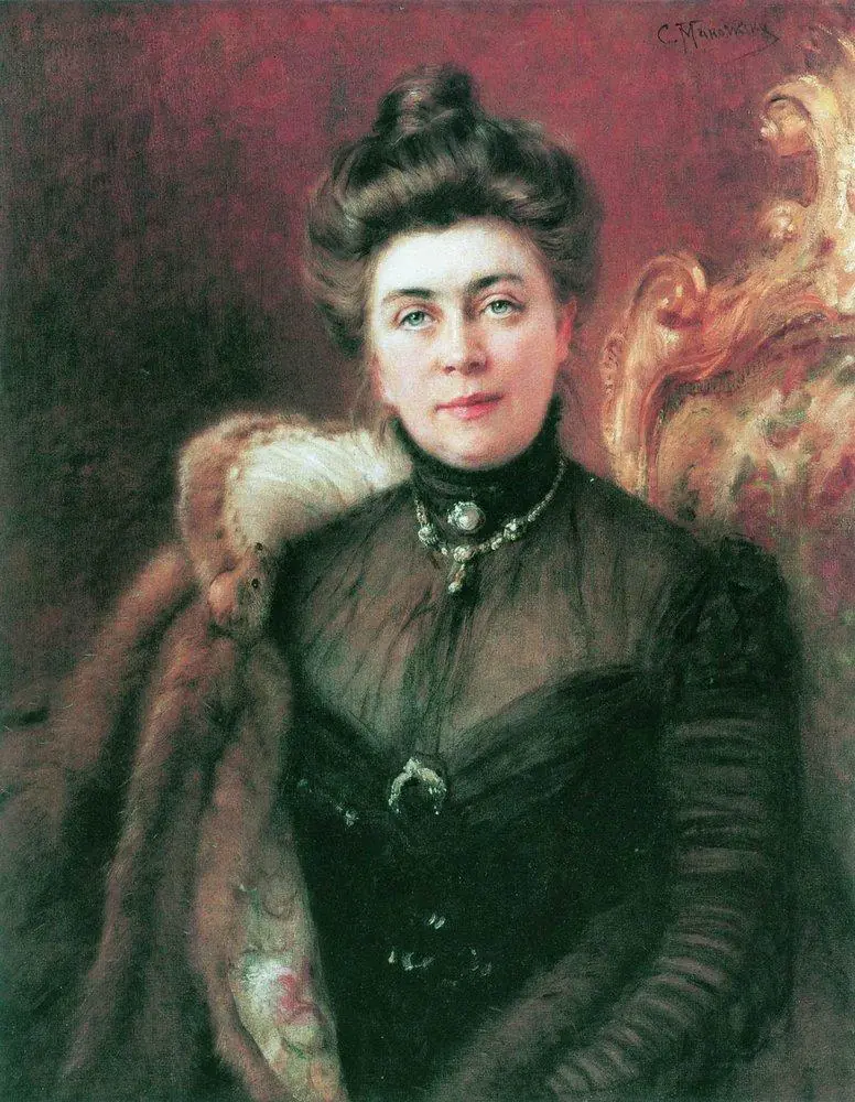 Portrait d’A. Souvorina - Constantin Makovski