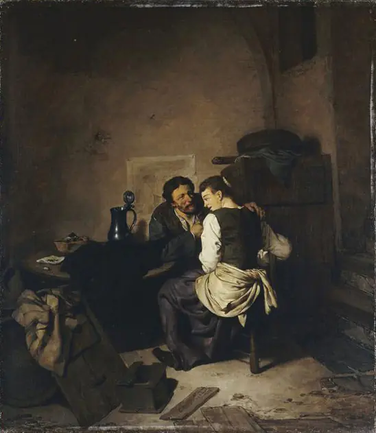 Intérieur rustique - Cornelis Bega