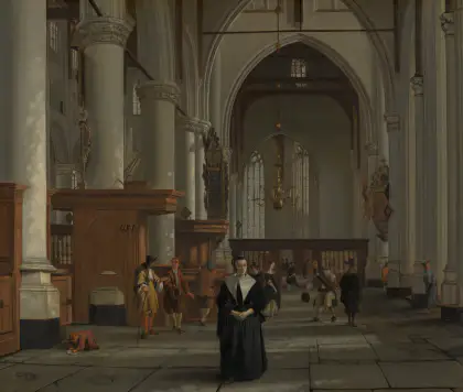 Intérieur de Saint-Laurent - Cornelis de Man