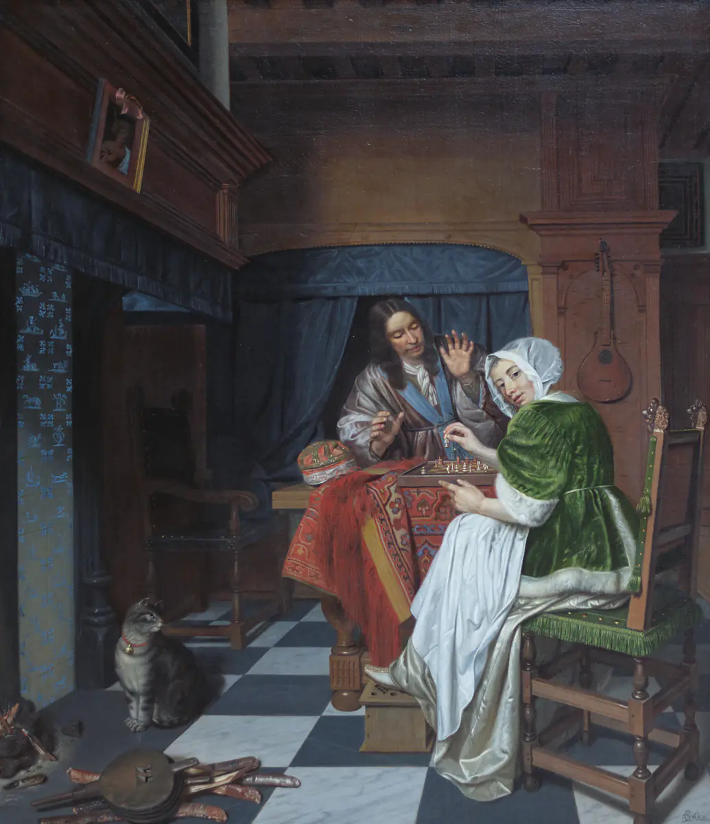 Les joueurs d'échec - Cornelis de Man