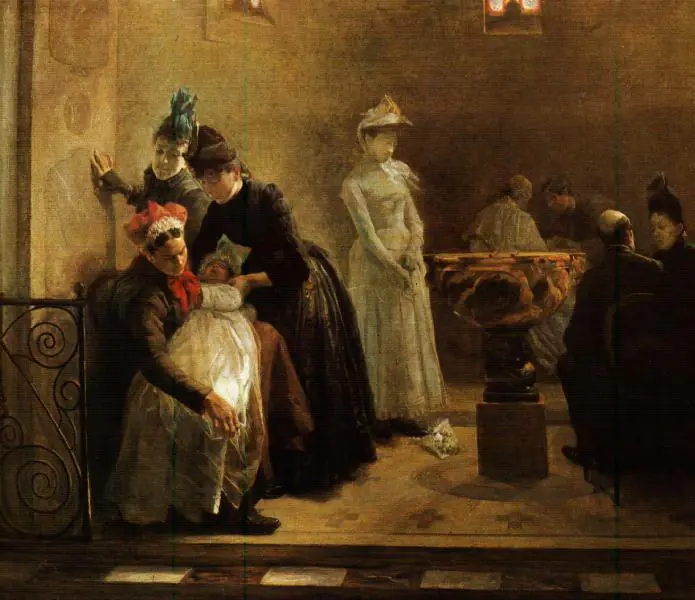 Le baptême - Cristóbal Rojas