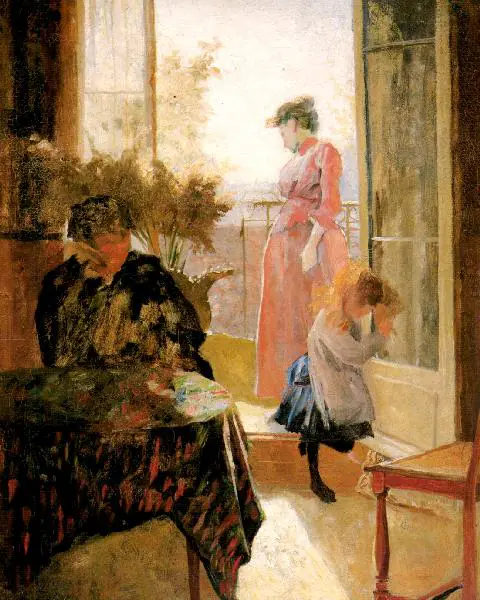 Étude pour le balcon - Cristóbal Rojas