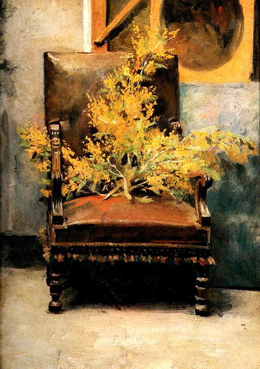Mimosa (Chaise à fleurs) - Cristóbal Rojas
