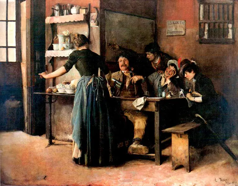 La taverne - Cristóbal Rojas