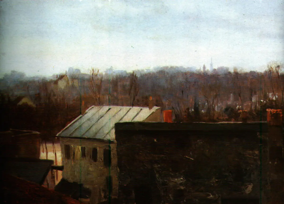 Toits de Paris. - Cristóbal Rojas