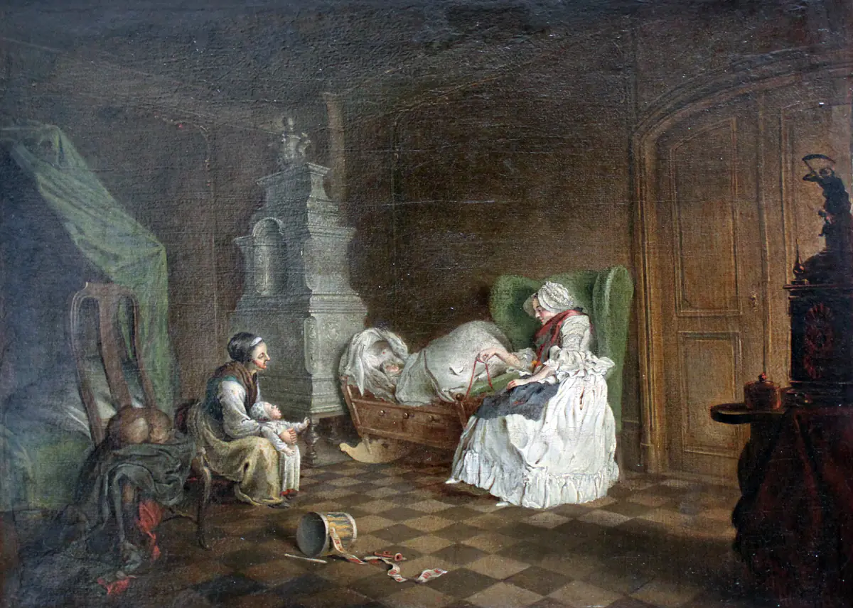 Scène de famille - Daniel Chodowiecki
