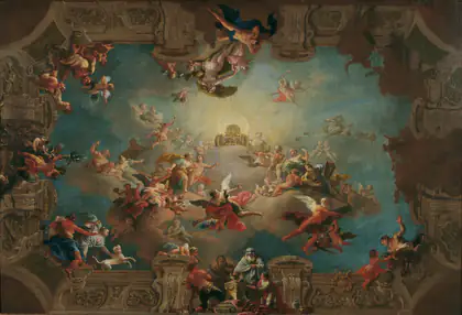 L'admission de Diana à l'Olympe - Daniel Gran
