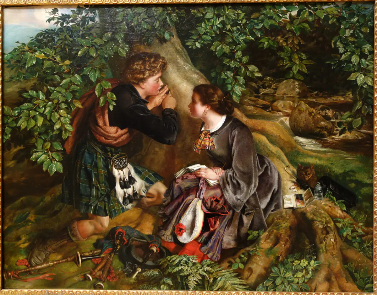 Amoureux écossais - Daniel Maclise