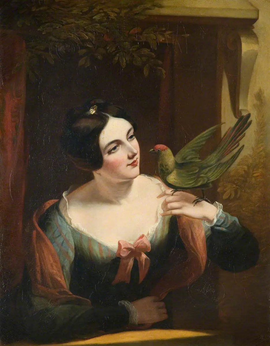 L'oiseau de compagnie - Daniel Maclise