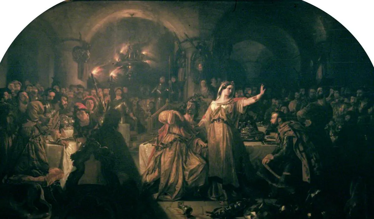 La scène du banquet dans « Macbeth » de Shakespeare - Daniel Maclise