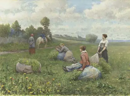 La moisson - Daniel Ridgway Knight