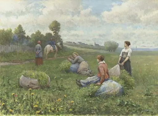 La moisson - Daniel Ridgway Knight