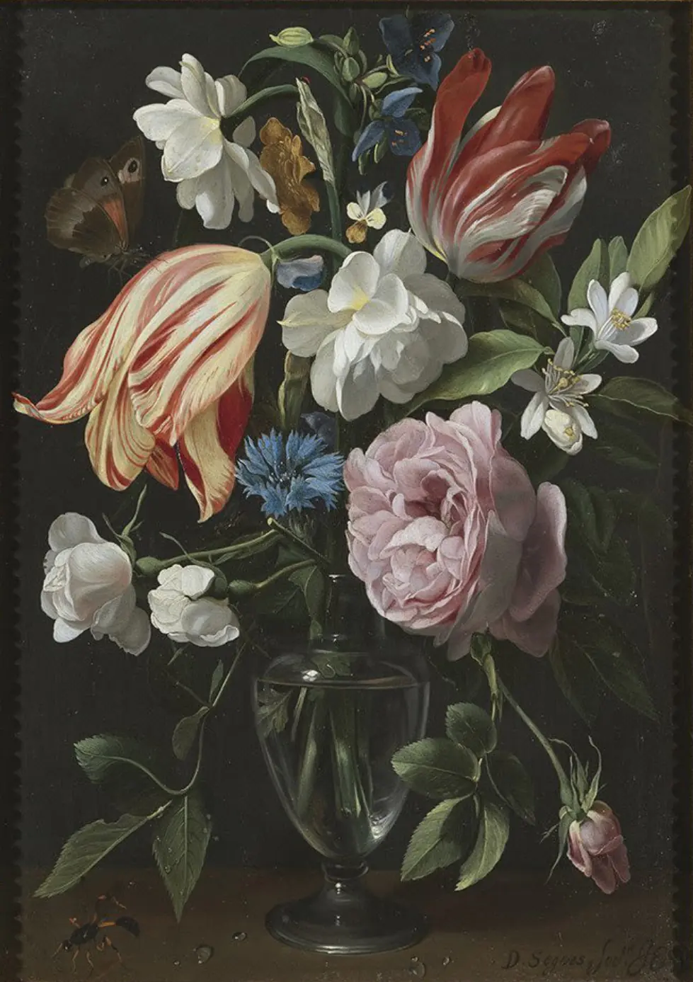 Fleurs dans un vase - Daniel Seghers