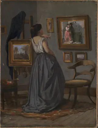 Une dame en studio - David Jacobsen