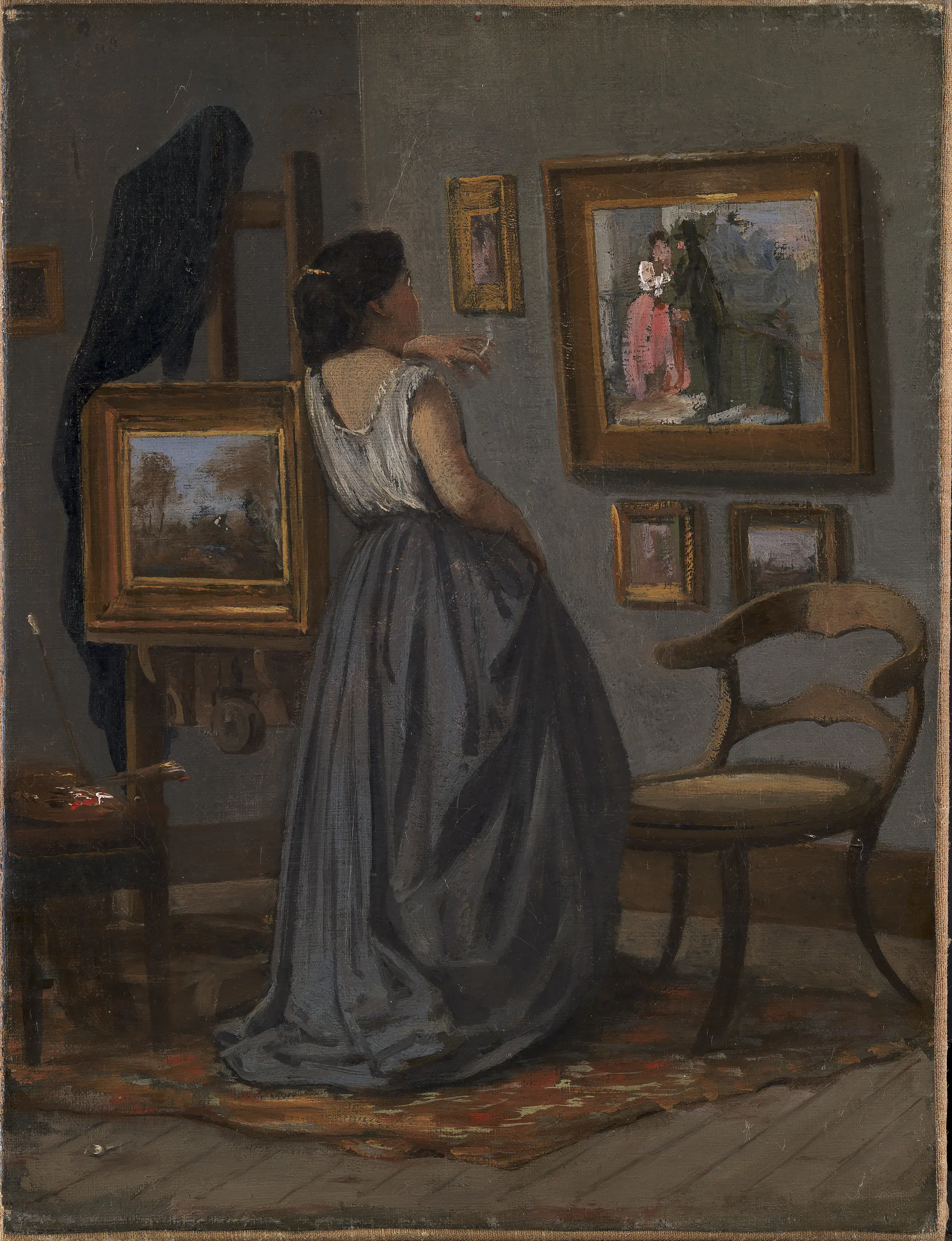 Une dame en studio - David Jacobsen