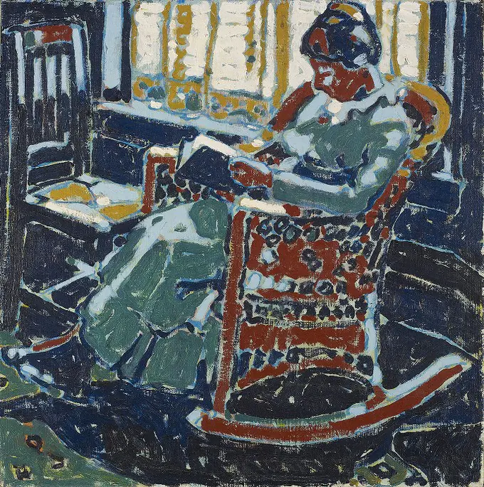 Le rockeur bleu - David Milne