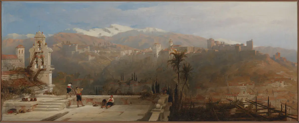 La forteresse de l'Alhambra, Grenade - David Roberts