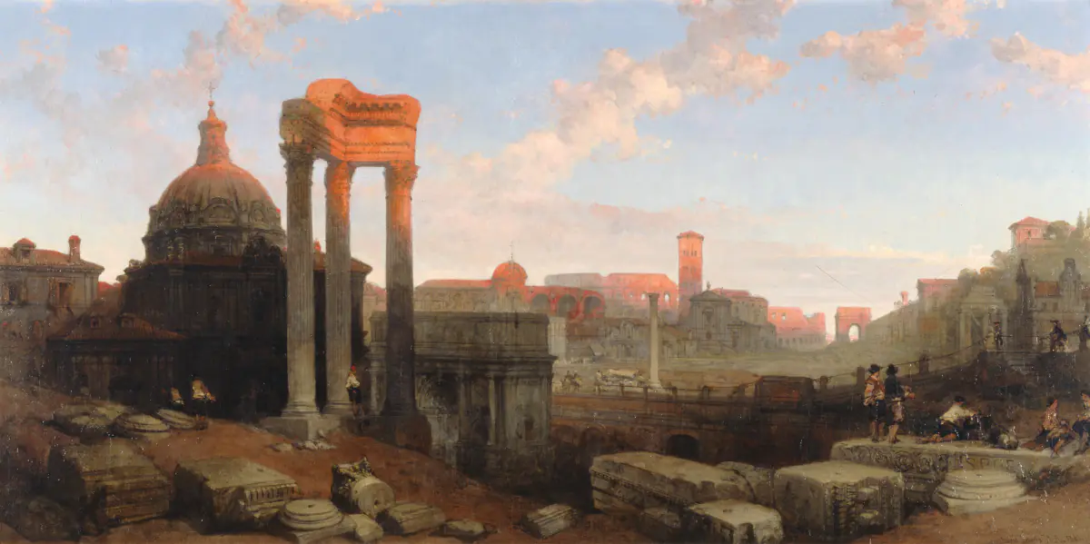 Ruines du Forum de Rome - David Roberts