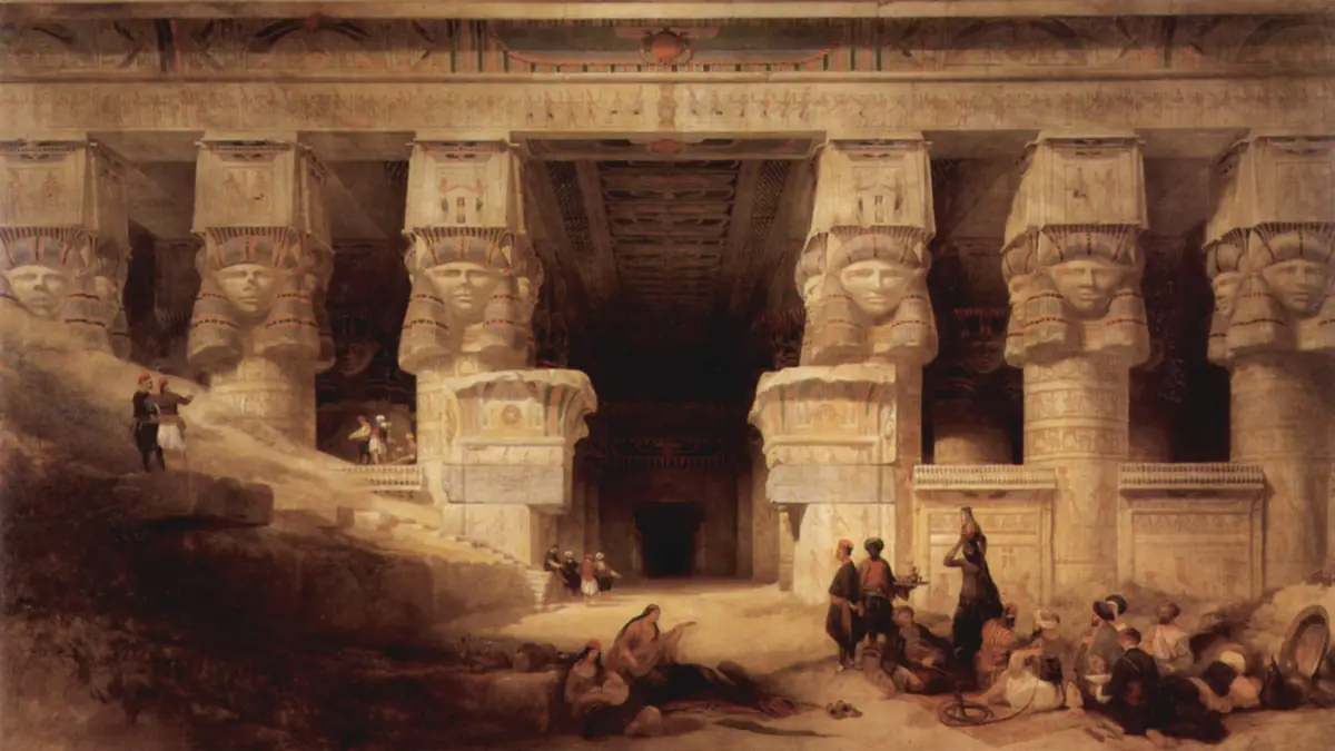 Le Temple de Dendérah - David Roberts
