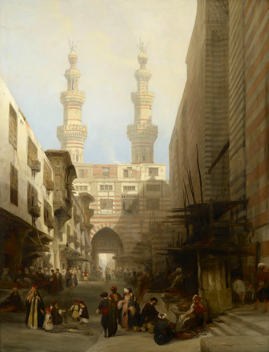 Une vue au Caire - David Roberts