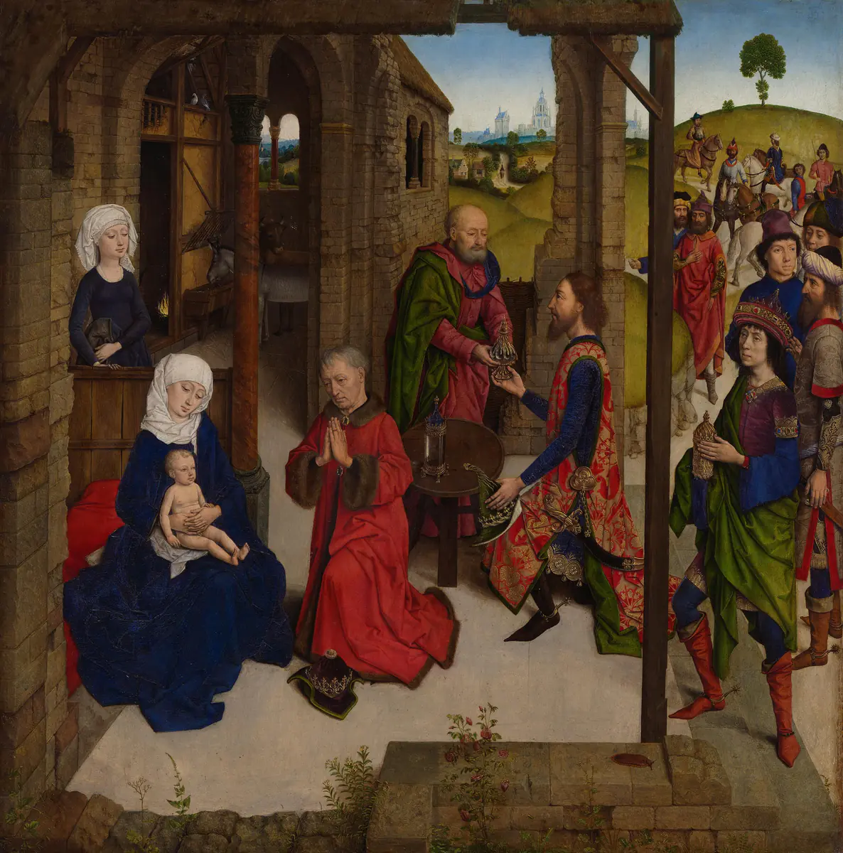 "Perle du Brabant": Adoration des Mages - Dieric Bouts d. Ä.