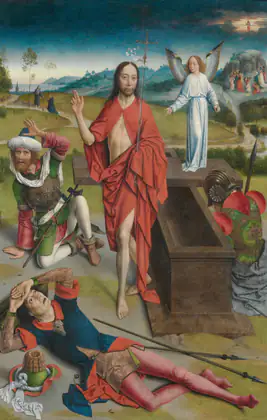 La Résurrection - Dieric Bouts d. Ä.