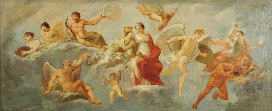 Dieux sur l'Olympe - Domingos Sequeira