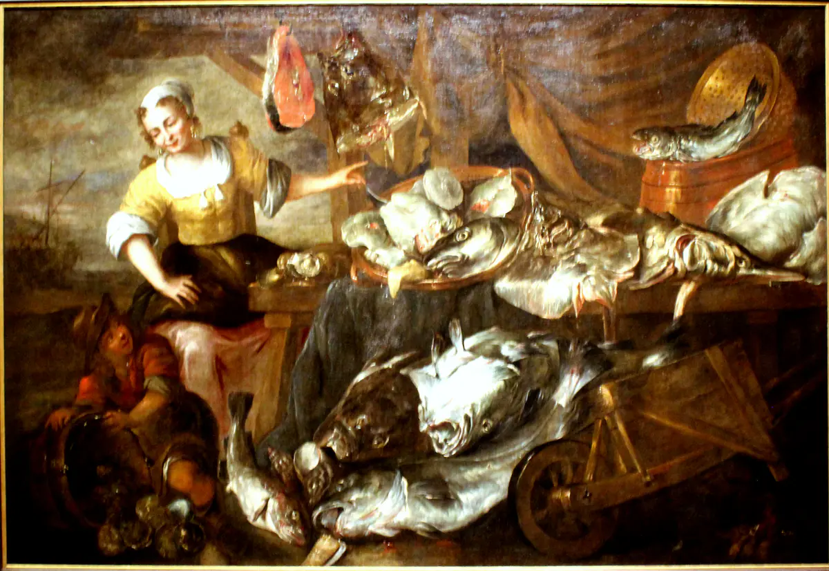 Le poissonnier - Dominicus Claessens
